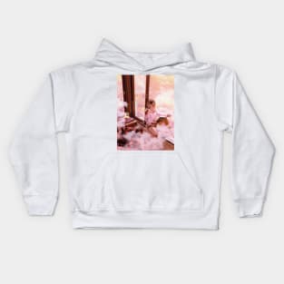 Outside the window Kids Hoodie